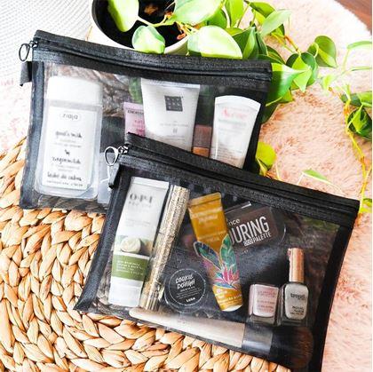 Obrázek z Průhledná kosmetická taštička se zipem