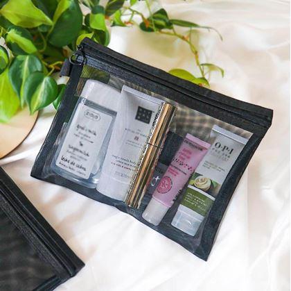 Obrázek z Průhledná kosmetická taštička se zipem