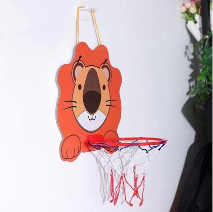 Obrázek z Basketbalový koš na dveře - sada s míčkem a pumpičkou