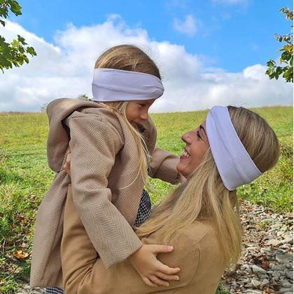 Obrázek z Set 2 čelenek - Maminka a dcera - bílá