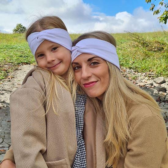 Obrázek z Set 2 čelenek - Maminka a dcera - bílá
