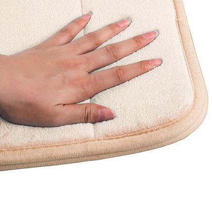 Obrázek z Protiskluzová koupelnová předložka 40 x 60 cm - béžová