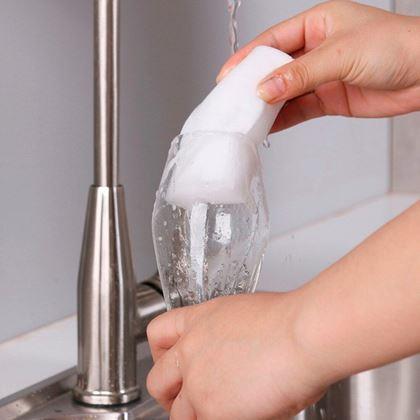 Obrázek z 10 ks Melaminové čistící nano houbičky