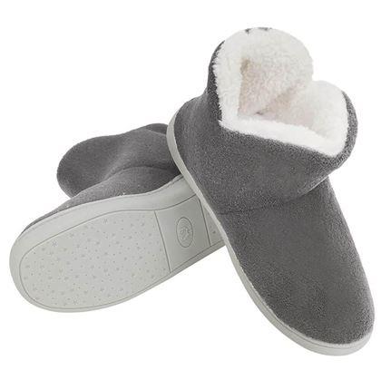 Obrázek z Vysoké zateplené papuče s kožíškem - 37-39