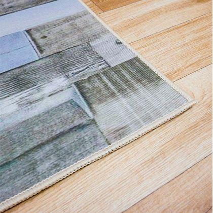 Obrázek z Protiskluzová předložka 90x60 cm  - patinované dřevo