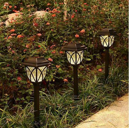 Obrázek z 2 ks LED solární lampa na zahradu