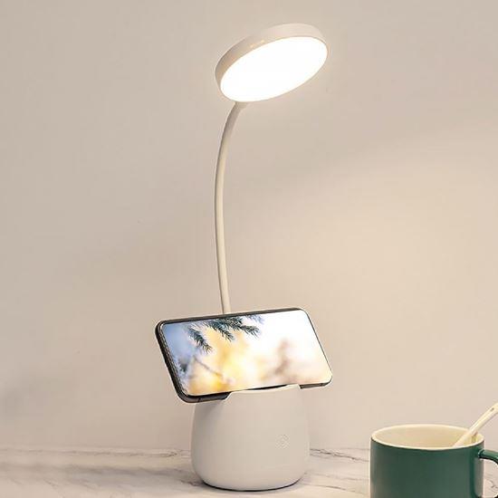 Obrázek z Dotyková lampa se stojanem na telefon 