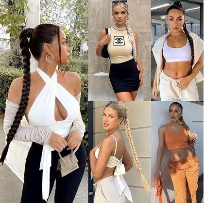 Obrázek z Příčesek do vlasů cop 85 cm - blond