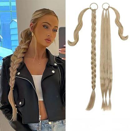 Obrázek z Příčesek do vlasů cop 85 cm - blond