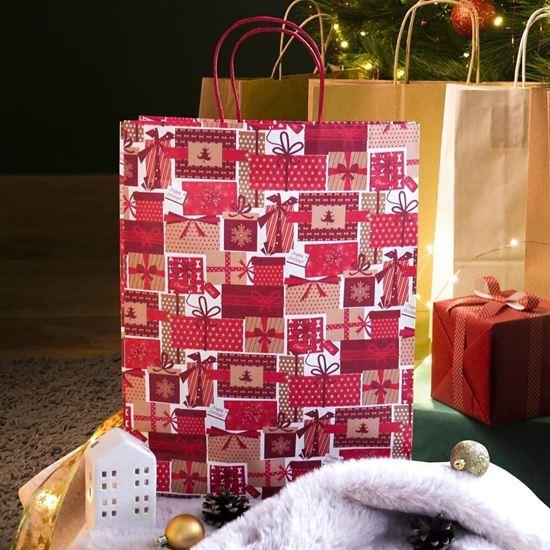 Obrázek z Vánoční taška - velikost L - dárečky