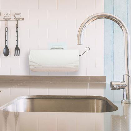 Obrázek z Nerezový nalepovací držák na papírové utěrky