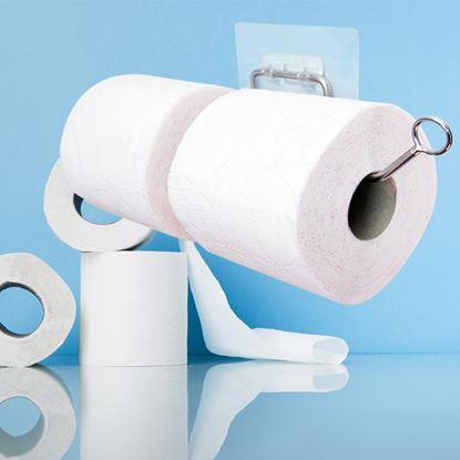 Obrázek Nerezový nalepovací držák na papírové utěrky