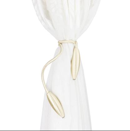 Obrázek z Spona na závěsy - světle béžová