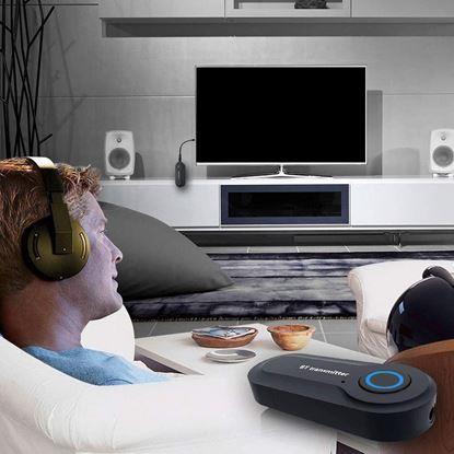 Obrázek Bluetooth audio transmitter/vysílač, USB a 3,5 mm JACK