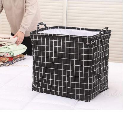 Obrázek Úložný koš na textil se stahovací šňůrkou