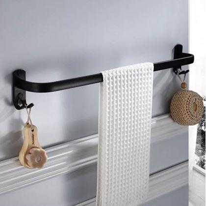 Obrázek z Nalepovací věšák na ručník, s háčky