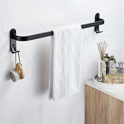Obrázek z Nalepovací věšák na ručník, s háčky