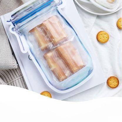 Obrázek Uzavíratelný zip sáček na potraviny