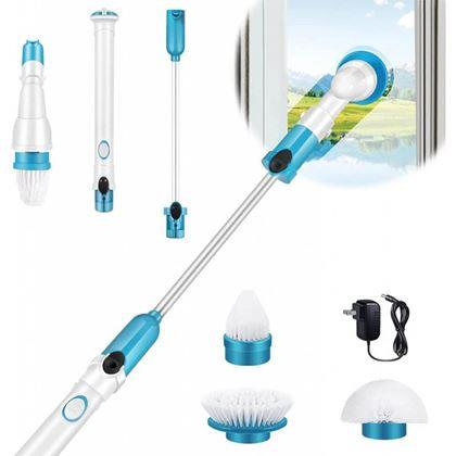 Obrázek z Bezdrátový čistící kartáč + 3 nástavce, prodlužovací rukojeť