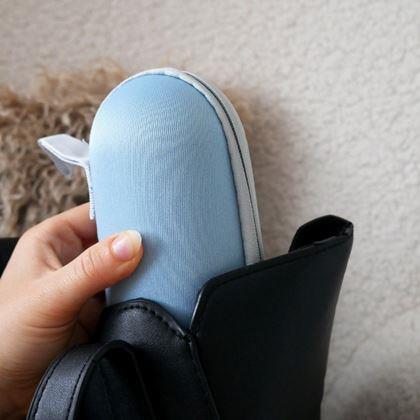 Obrázek z Mini skládací deštník s pouzdrem - modrý