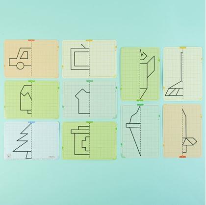 Obrázek z Sada obrázků symetrické kreslení - svět kolem nás