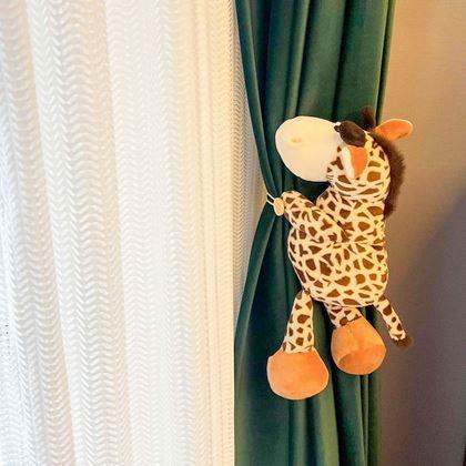 Obrázek z Spona na závěsy žirafa
