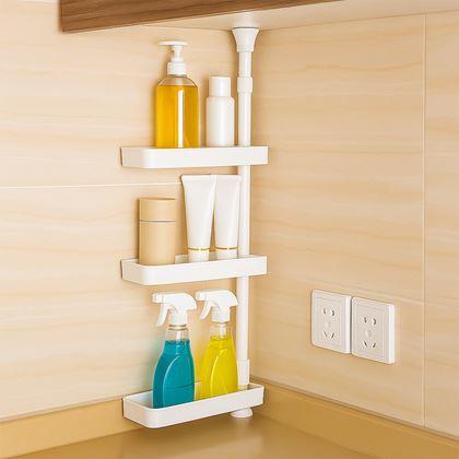 Obrázek z Výškově nastavitelný 3 patrový organizér