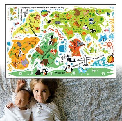 Obrázek z Dětská mapa světa