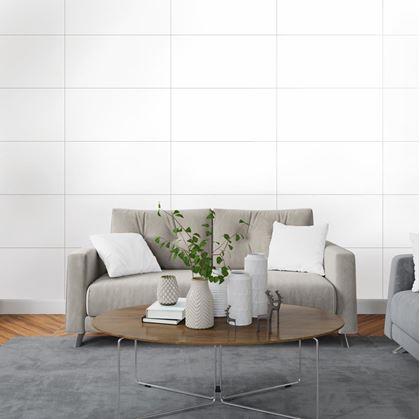 Obrázek z Samolepicí obklad 60x30 cm - bílý