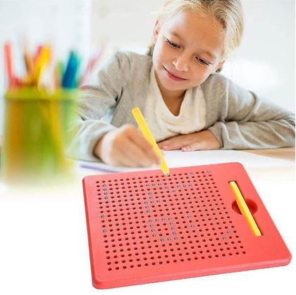 Obrázek z Magnetická kreslící tabulka - velká, červená