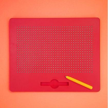 Obrázek z Magnetická kreslící tabulka - velká, červená