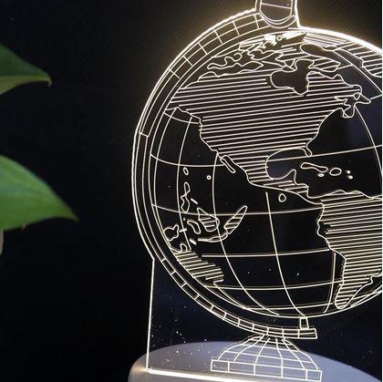 Obrázek z Dekorativní 3D lampa - glóbus