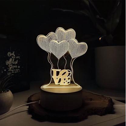 Obrázek Dekorativní 3D lampa