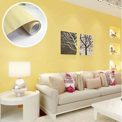 Obrázek z Matná samolepící tapeta 200 x 60 cm - žlutá