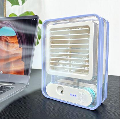 Obrázek z Přenosný ochlazovač vzduchu na stůl - modrý