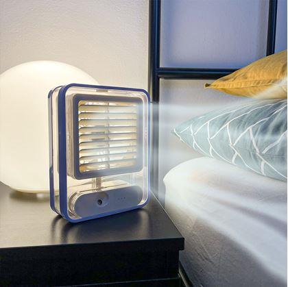 Obrázek z Přenosný ochlazovač vzduchu na stůl - modrý