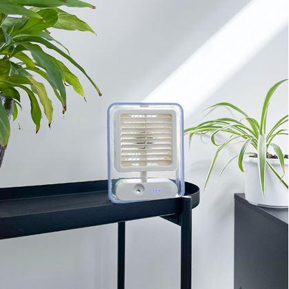 Obrázek z Přenosný ochlazovač vzduchu na stůl - modrý