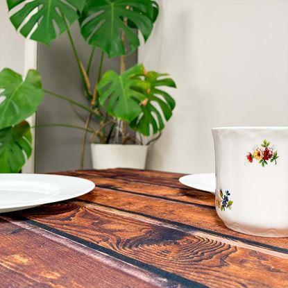 Obrázek Dekorativní ubrus s dekorem dřeva 61 x 61 cm