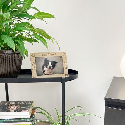 Obrázek z Dřevěný fotorámeček "Best Friend", 10 x 15 cm