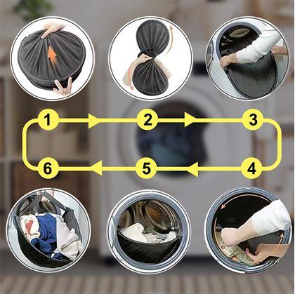 Obrázek z Skládací koš na vyndání prádla