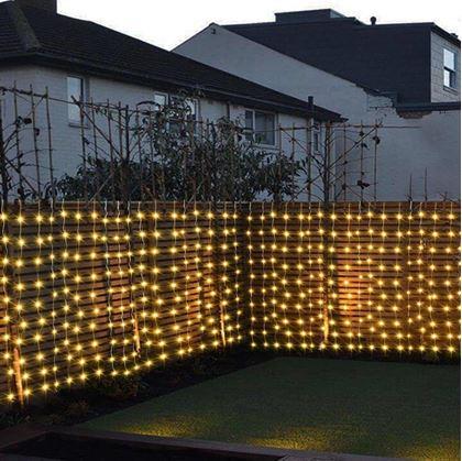 Obrázek z Solární LED závěs - 10 pramenů × 1 m  - teplá bílá