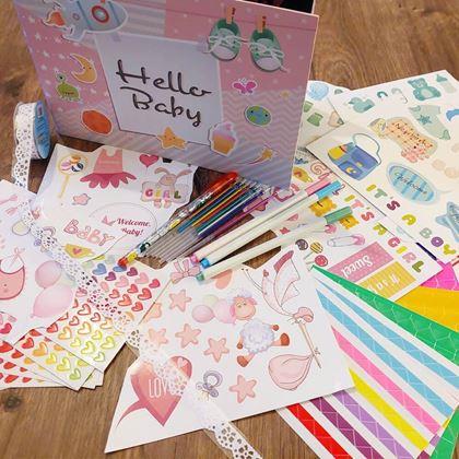 Obrázek z Dětské fotoalbum + kreativní sada samolepek