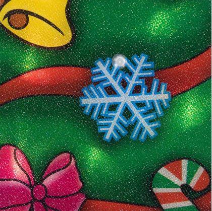 Obrázek z Svítící LED dekorace na okno - vánoční stromeček