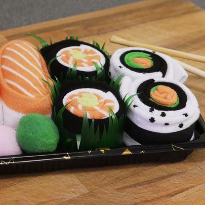 Obrázek Veselé ponožky - set sushi