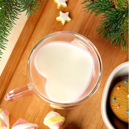 Obrázek z Skleněný hrnek s dvojitou stěnou - srdíčko