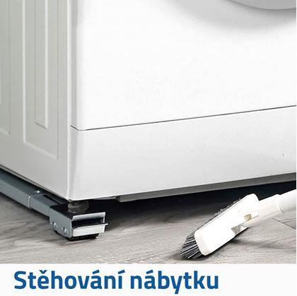 Obrázek z Nastavitelná stěhovací kolečka pod nábytek a spotřebiče