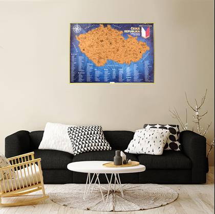 Obrázek z Stírací mapa České republiky