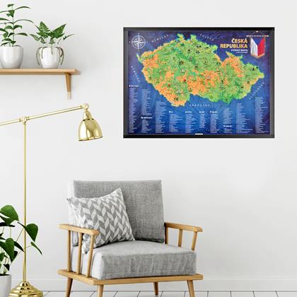 Obrázek z Stírací mapa České republiky