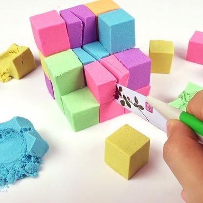 Obrázek Modelovací tekutý písek mega set 2000 g - plastový kyblík