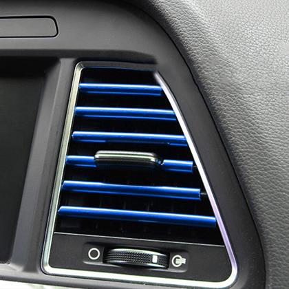 Obrázek z Dekorační lišty na ventilační mřížku auta 10 ks - modrá